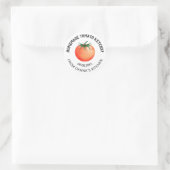 Tomat Ketchup conserve label met rode tomaat (Tas)