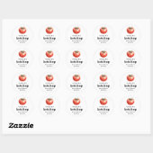Tomat ketchup zelfgemaakte voedsel label  (Vel)