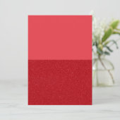 Tomat Rode Glitter Half & Half Menu – Aanpasbaar (Staand voorkant)