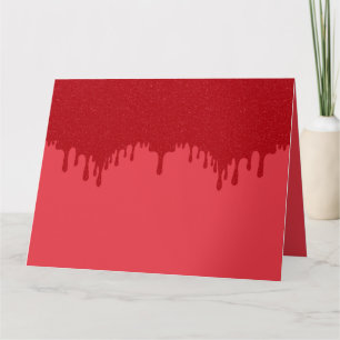 Tomat Rood Drip Aangepaste Wenskaart Kaart