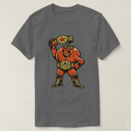Tomat Worstel Kampioen — Vintage Retro Vechtersbaa T-shirt