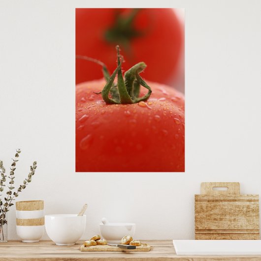 Tomatafdrukken Poster (Keuken)