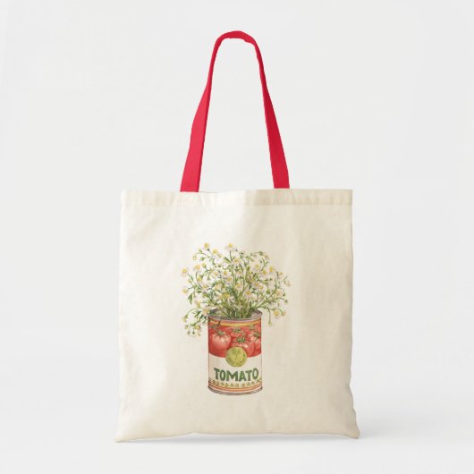 Tomatblikbloemen Tote Bag (Voorkant)