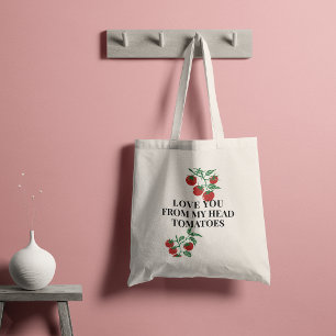 Tomateliefdesbrief Tomaat Rood Rank Groen Tote Bag