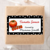 Tomaten Aangepaste inbliketiketten Etiket (Insitu)
