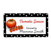 Tomaten Aangepaste inbliketiketten Etiket (Voorkant)