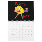 ""tomaten, aardappelen & cannoli" grappige kalende kalender (Jan 2026)