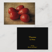 Tomaten ATC Visitekaartje (Voorkant / Achterkant)