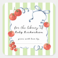 Tomaten baby shower Voor de bibliotheek van