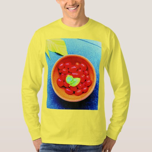 "Tomaten Ball" koel foto. Bestel nu T-shirt (Voorkant)
