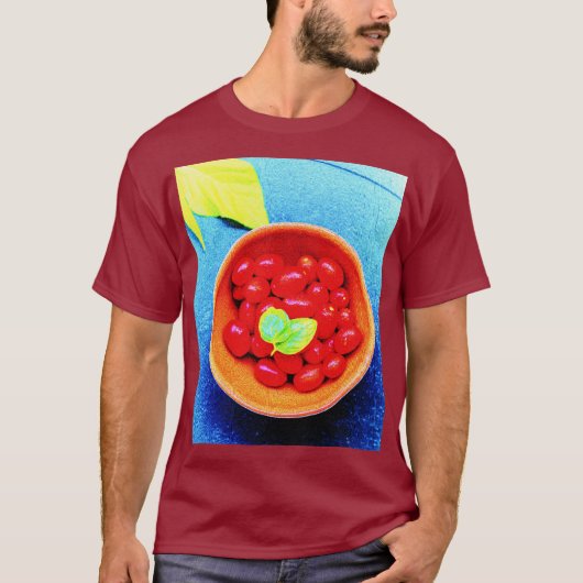 "Tomaten Ball" koel foto. Bestel nu T-shirt (Voorkant)
