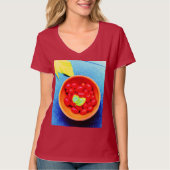 "Tomaten Ball" koel foto. Bestel nu T-shirt (Voorkant)
