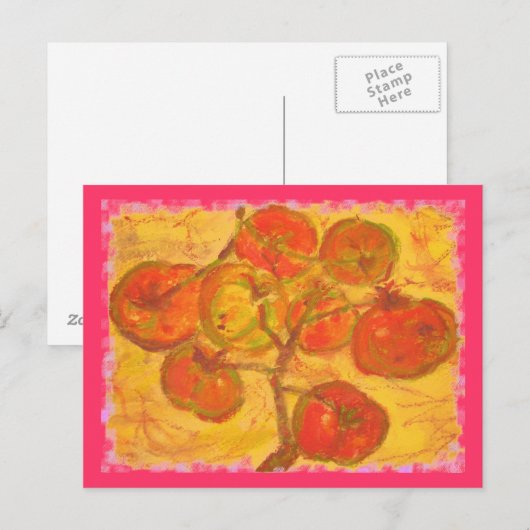 tomaten briefkaart (Voorkant / Achterkant)