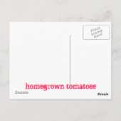 tomaten briefkaart (Achterkant)