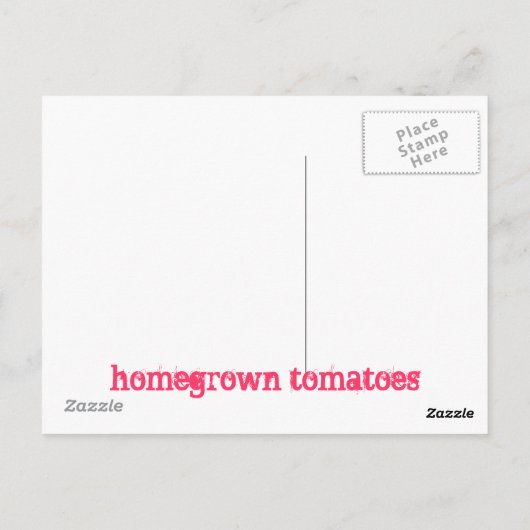 tomaten briefkaart (Achterkant)