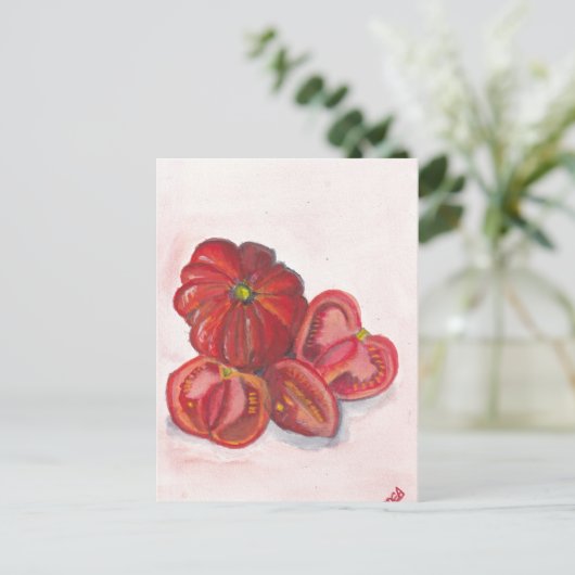 Tomaten Briefkaart (Staand voorkant)