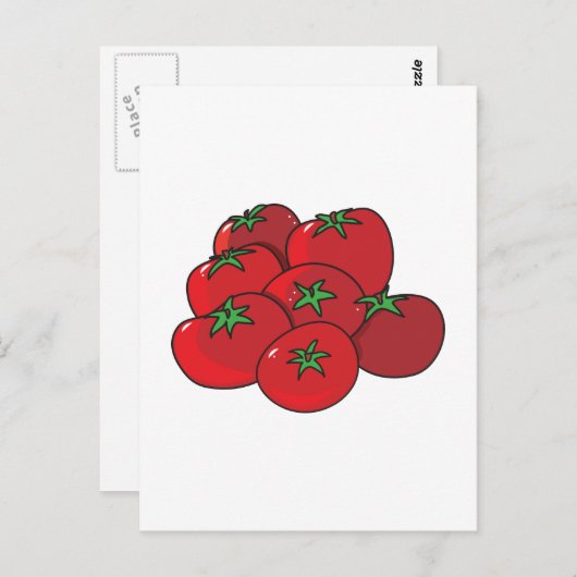 Tomaten Briefkaart (Voorkant / Achterkant)