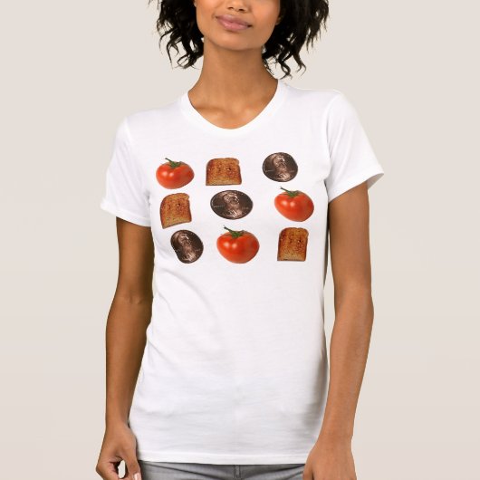 Tomaten, broden, gisten t-shirt (Voorkant)