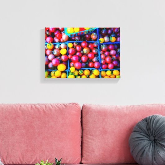 tomaten canvas afdruk (Insitu (Woonkamer))