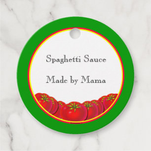 Tomaten Custom Gift Label