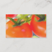 Tomaten dicht bij elkaar visitekaartje (Achterkant)