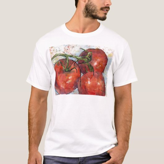 Tomaten drie t-shirt (Voorkant)
