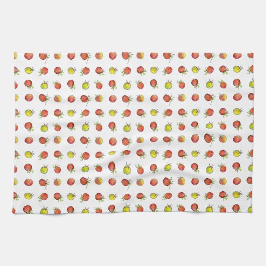 Tomaten Eigen groenten Rood Theedoek (Horizontaal)