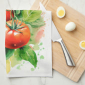 Tomaten en Basil Theedoek (Quarter Fold)