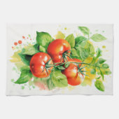 Tomaten en Basil Theedoek (Horizontaal)
