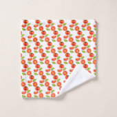Tomaten en oreganobladeren bad handdoek (Wasdoekje)
