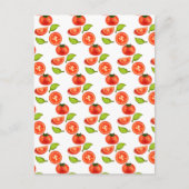 Tomaten en oreganobladeren briefkaart (Voorkant)