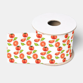 Tomaten en oreganobladeren grosgrain lint