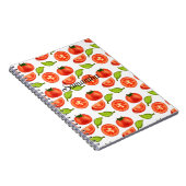 Tomaten en oreganobladeren notitieboek (Rechterzijde)