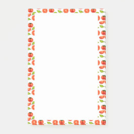 Tomaten en oreganobladeren post-it® notes