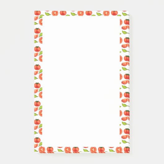 Tomaten en oreganobladeren post-it® notes (Voorkant)