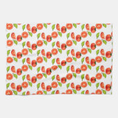 Tomaten en oreganobladeren theedoek (Horizontaal)