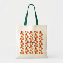 Tomaten en oreganobladeren tote bag
