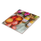Tomaten en Perziken Tegeltje (Zijkant)