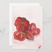 Tomaten Feestdagenkaart (Voorkant / Achterkant)