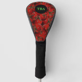 Tomaten Golf Head Hoesje - Gepersonaliseerd monogr Golfheadcover (Voorkant)