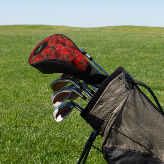 Tomaten Golf Head Hoesje - Gepersonaliseerd monogr Golfheadcover (Insitu)