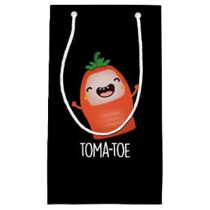 Tomaten Grappig Tomaat Pun Donker BG Klein Cadeauzakje
