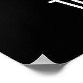 Tomaten Grappig Tomaat Pun Donker BG Poster (Hoek)