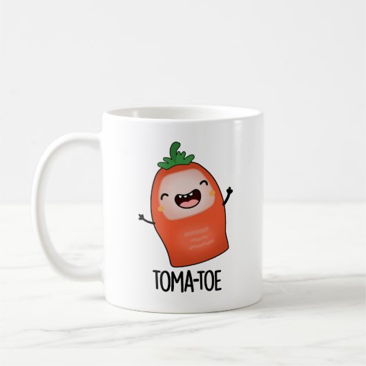 Tomaten Grappige Tomaat Pun Koffiemok (Links)