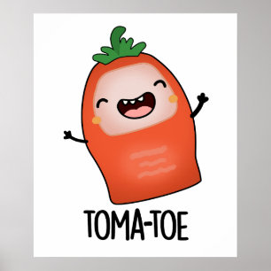 Tomaten Grappige Tomaat Pun Poster