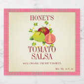 Tomaten Groente-Vintage Bier Etiket (Enkel label)