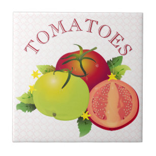 Tomaten Groenten en fruit Tegeltje