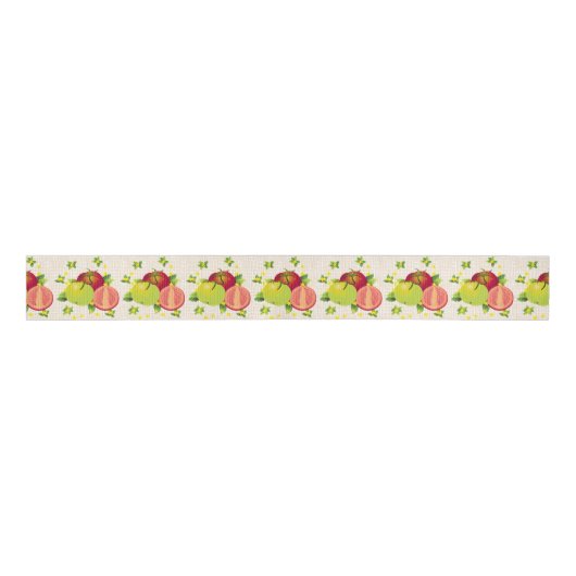 Tomaten Groentfruittuin Grosgrain Lint (Voorkant)