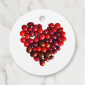 Tomaten Hart Bedankjes Labels (Voorkant)