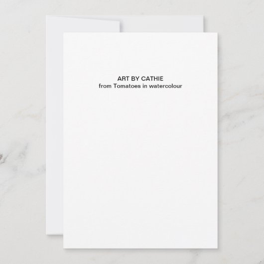 Tomaten Kaart (Achterkant)